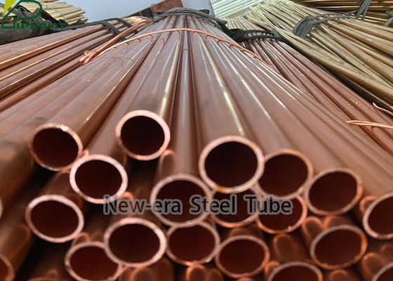 เครื่องแลกเปลี่ยนความร้อน C23000 ASTM B135 ท่อทองเหลืองขนาดเล็ก
